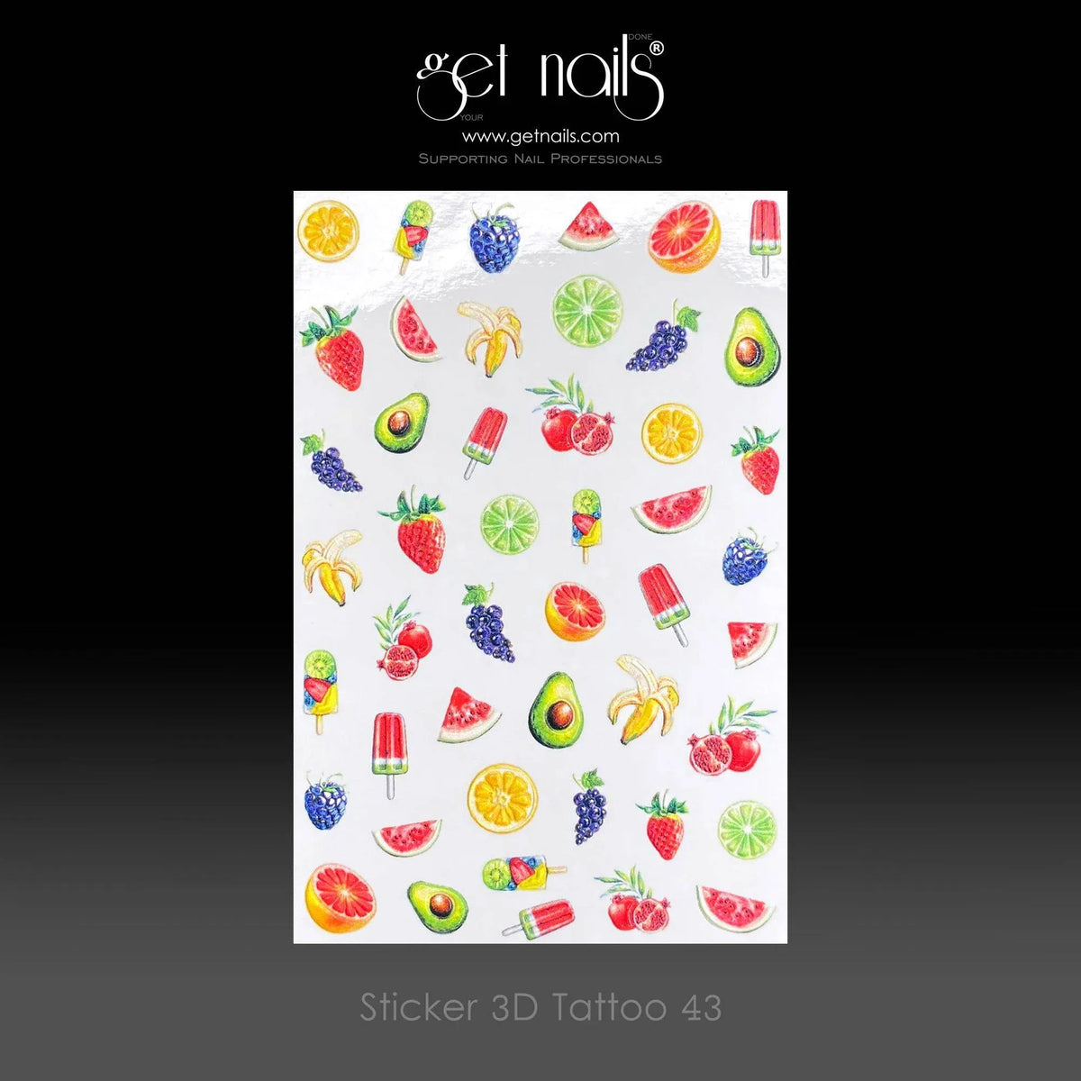 Autocollant Tatouage 3D 43 GN