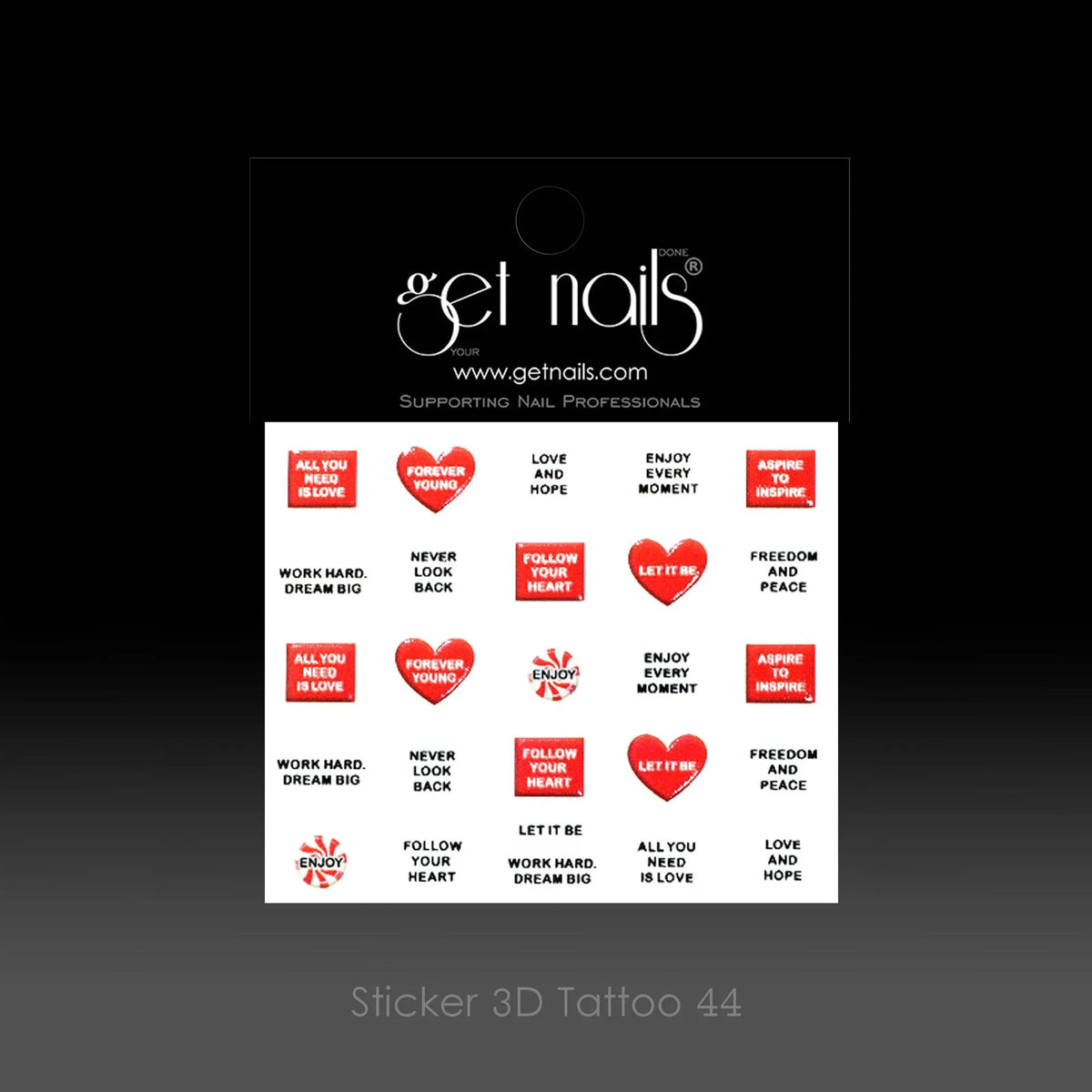 Autocollant Tatouage 3D 44 GN