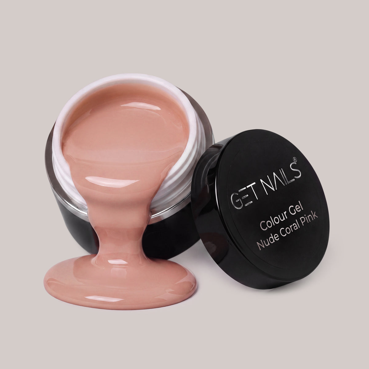 Nude Coral Pink Colour Gel | UV/LED Nail Gel Polish