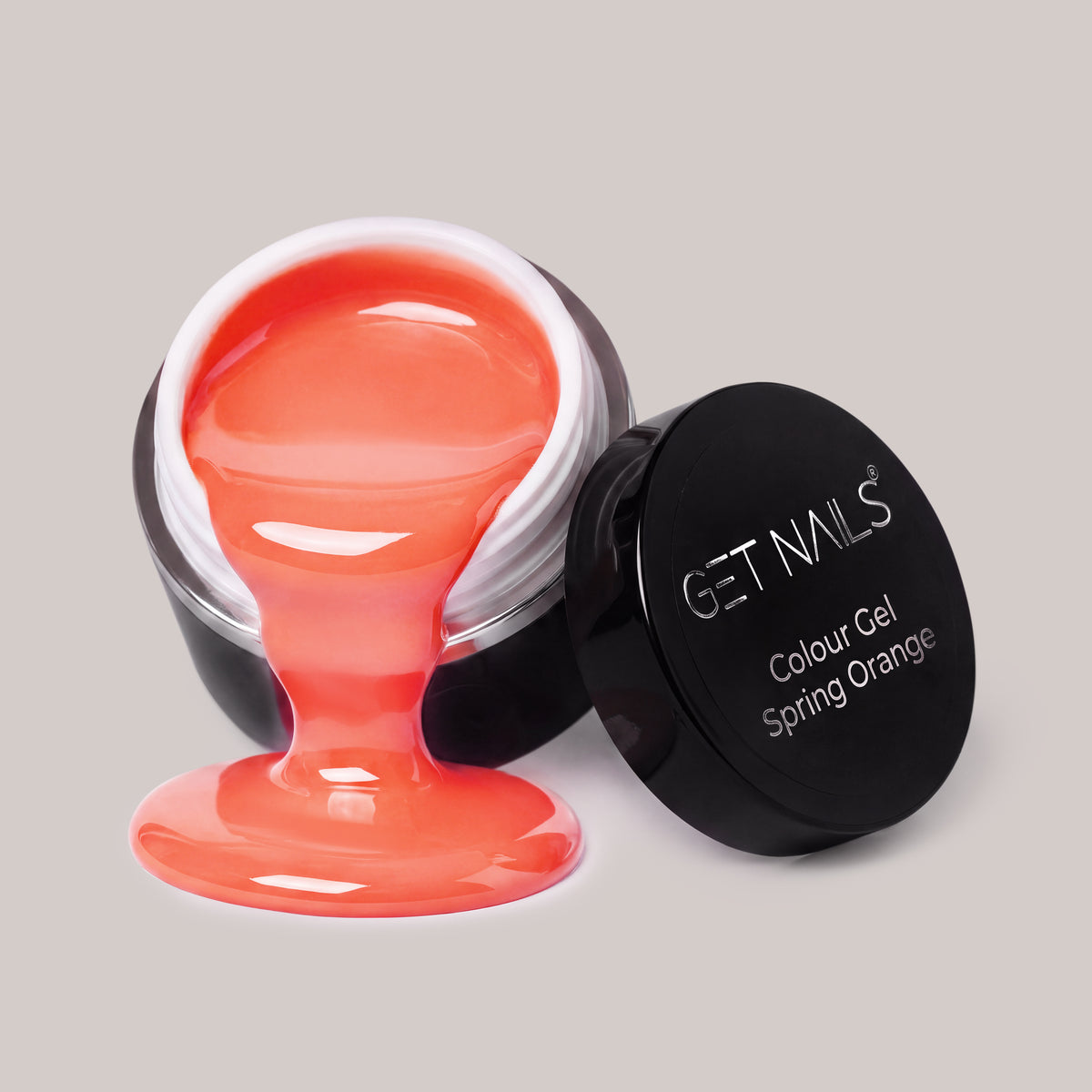 Gel couleur printemps orange | Gel coloré UV/LED