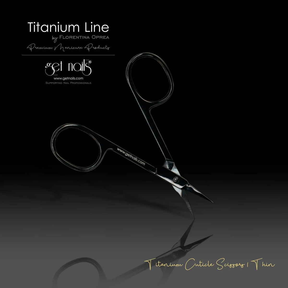 Titanium Cuticle Scissors I THIN