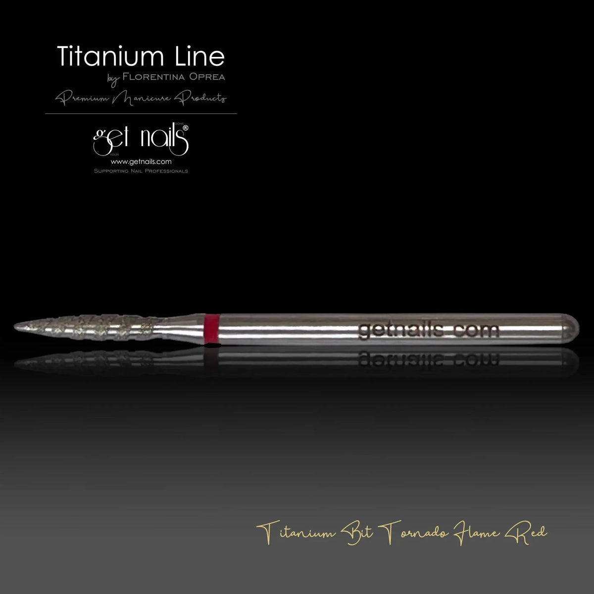 Titanium Bit Tornado Flame Red GN