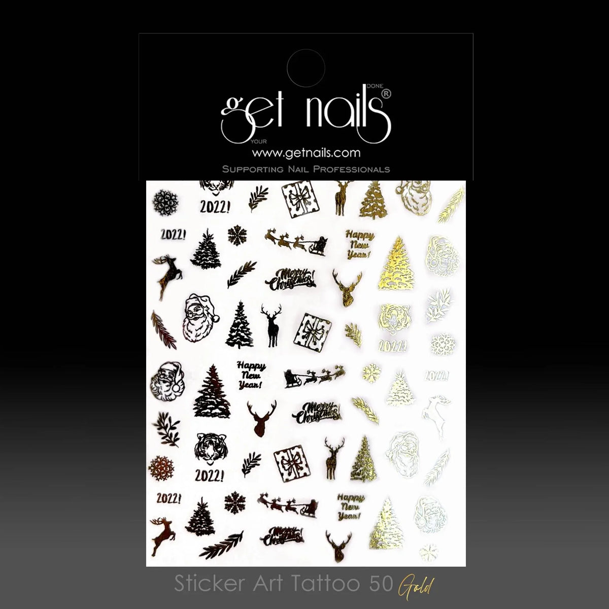 Sticker Art Tattoo 50 GN Gold Winter