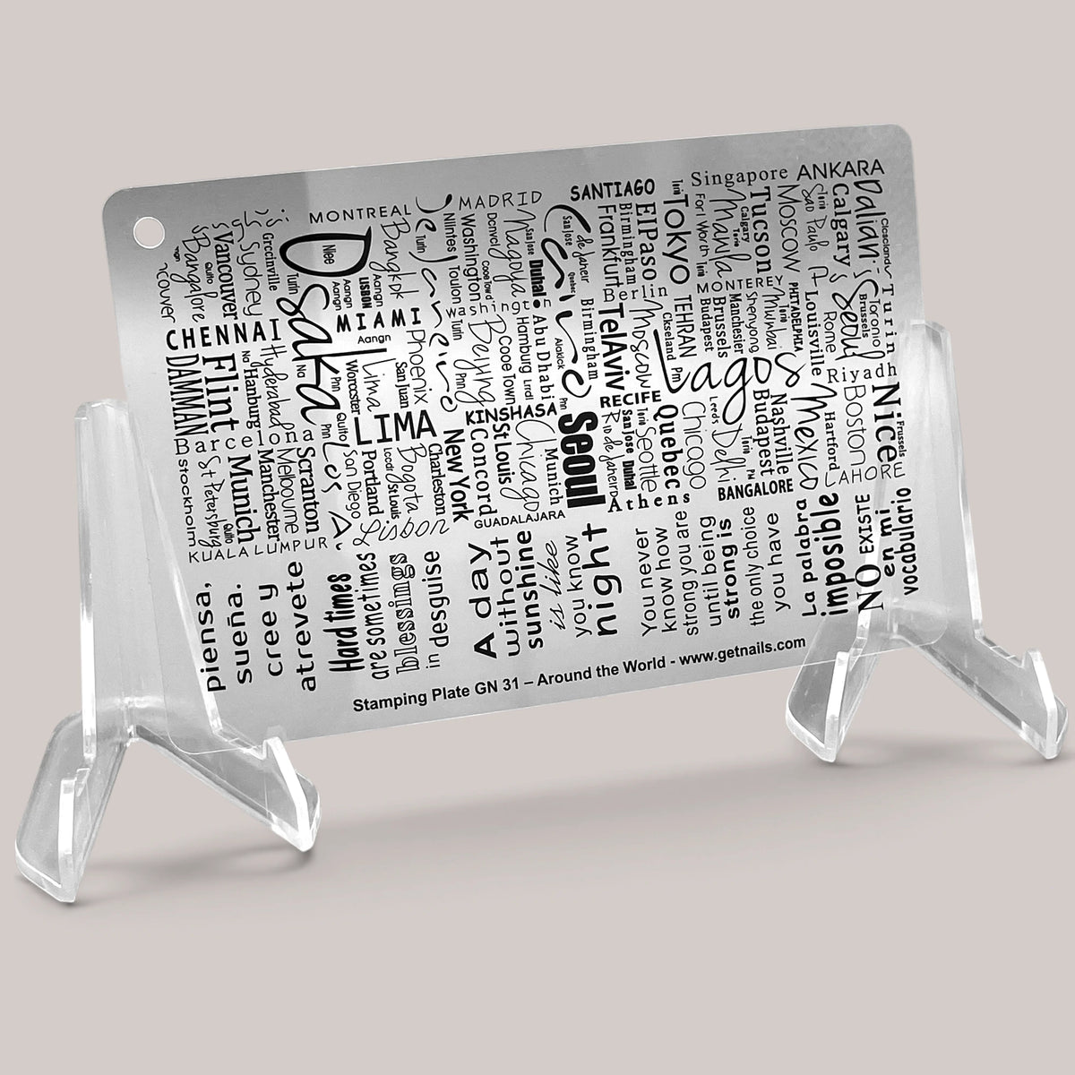 Stamping Preview GN 31 - Around the World
