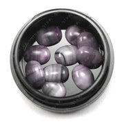 Grey Violet Marble Stones, 10 pcs. | Stock clearance