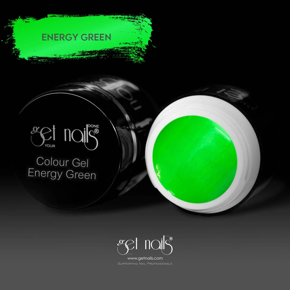 Gel Couleur Énergie Vert | Gel Coloré UV/LED