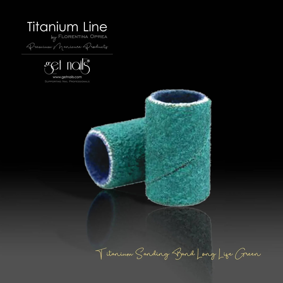 Titanium Sanding Band Long Life Green 180, 10 pcs. GN