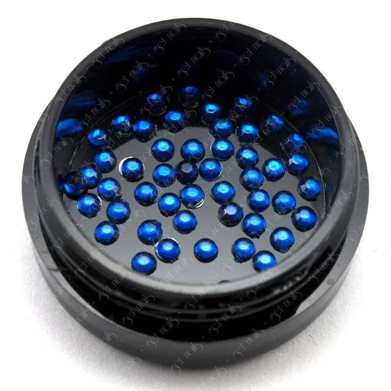 Strasuri Rotund 2mm - Blue, 50 buc.