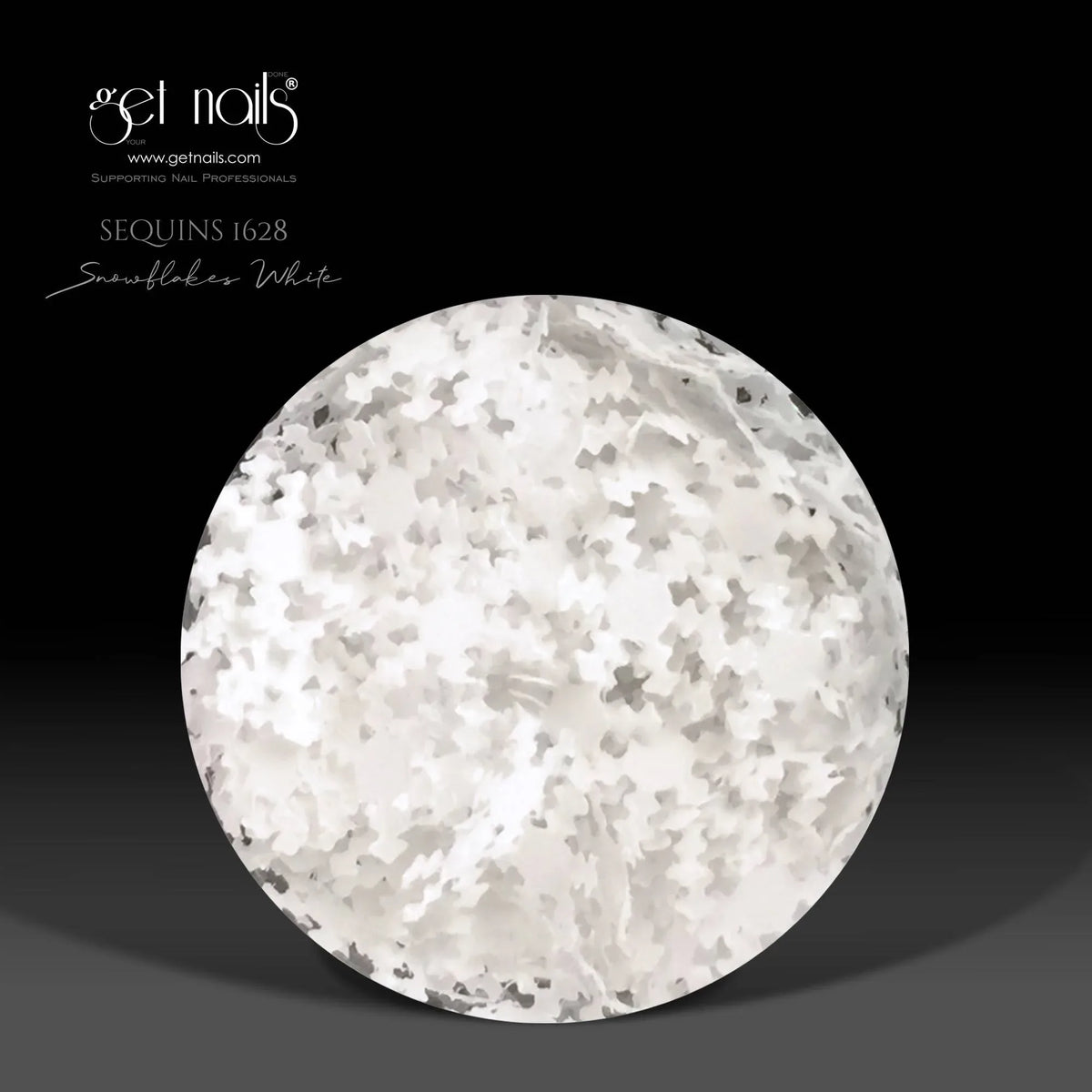 Paiete 1628 Snowflakes White