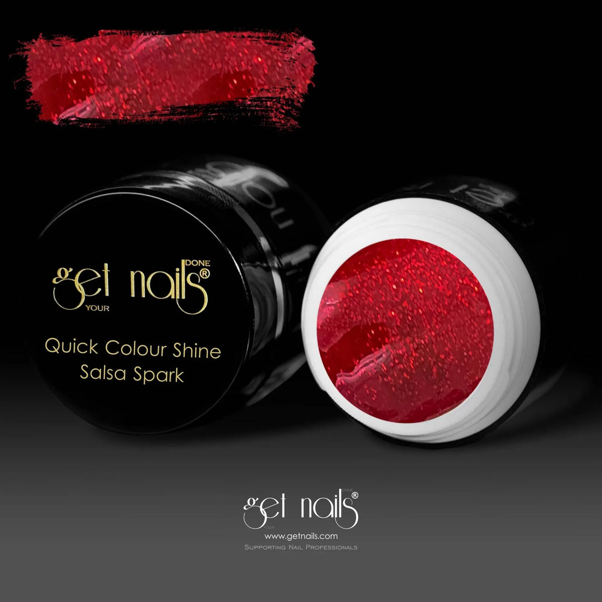 Quick Colour Shine Salsa Spark | UV/LED Coloured Gel