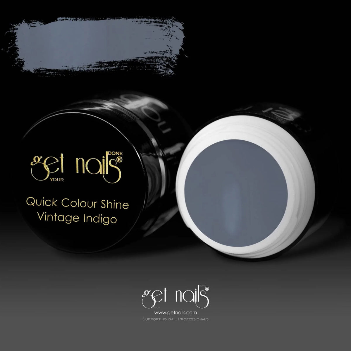Quick Colour Shine Vintage Indigo | UV/LED Colored Gel