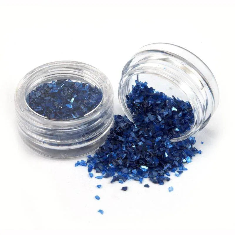 Broken Glass - Dark Blue