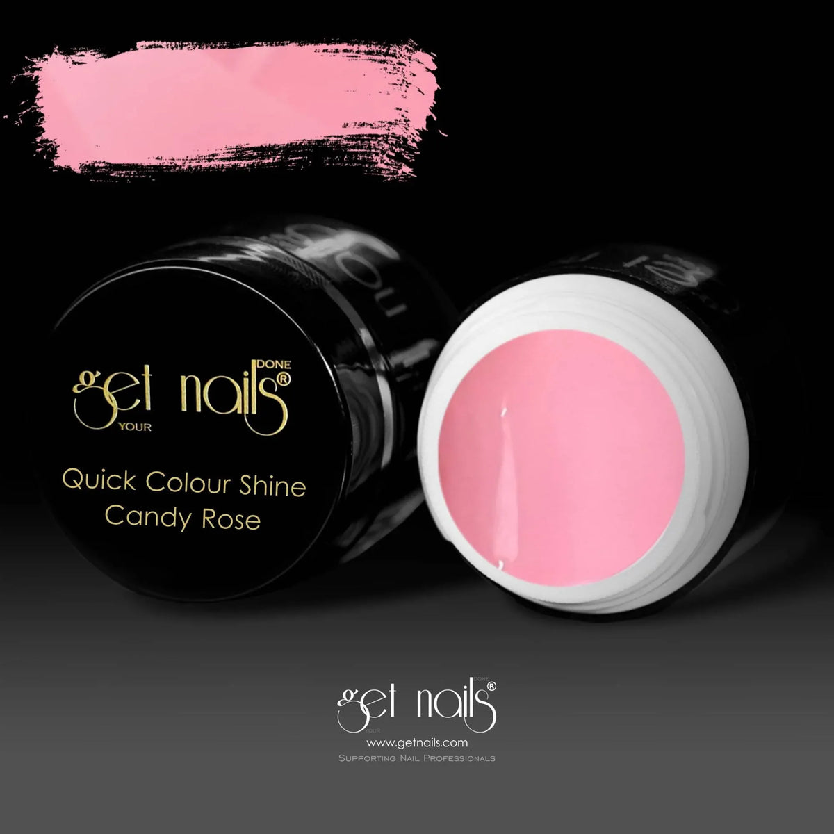 Quick Colour Shine Candy Rose | UV/LED Coloured Gel