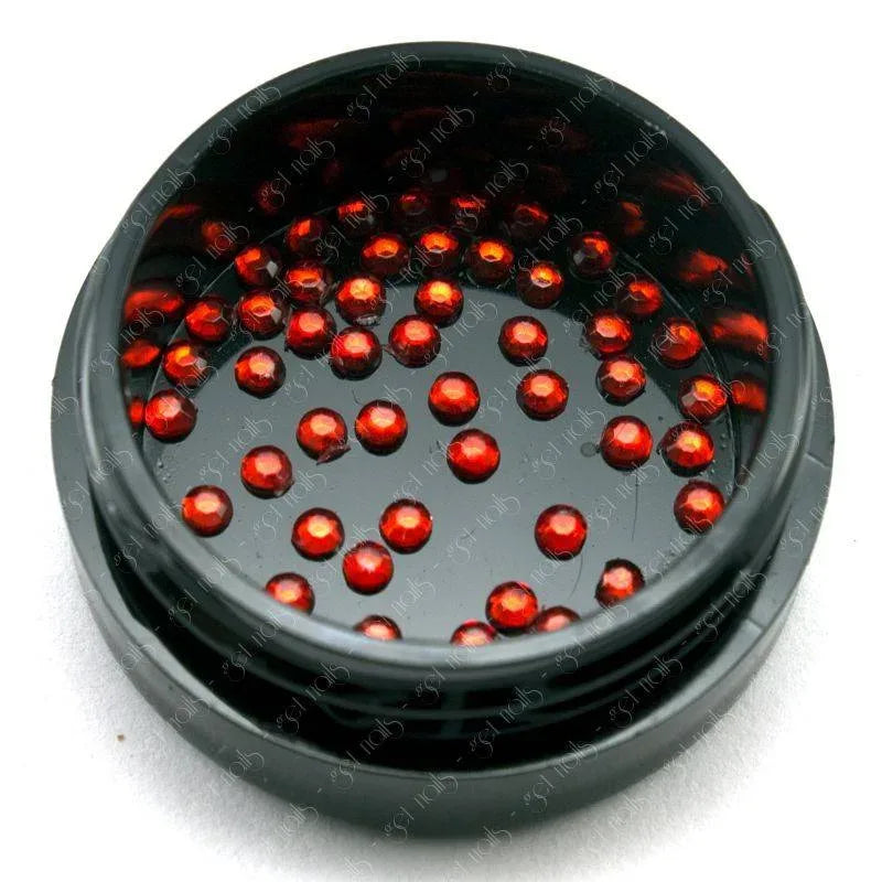 Strasuri Rotund 2mm - Red, 50 buc.