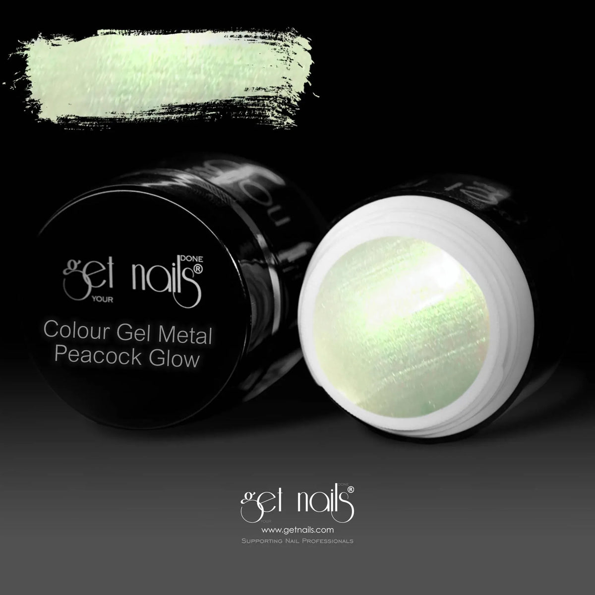 Metal Peacock Glow Colour Gel | UV/LED Coloured Gel