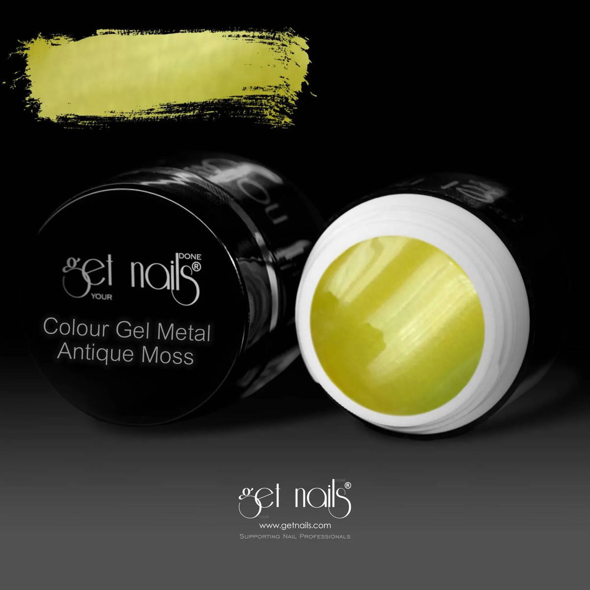 Antique Moss Metal Colour Gel | UV/LED Coloured Gel