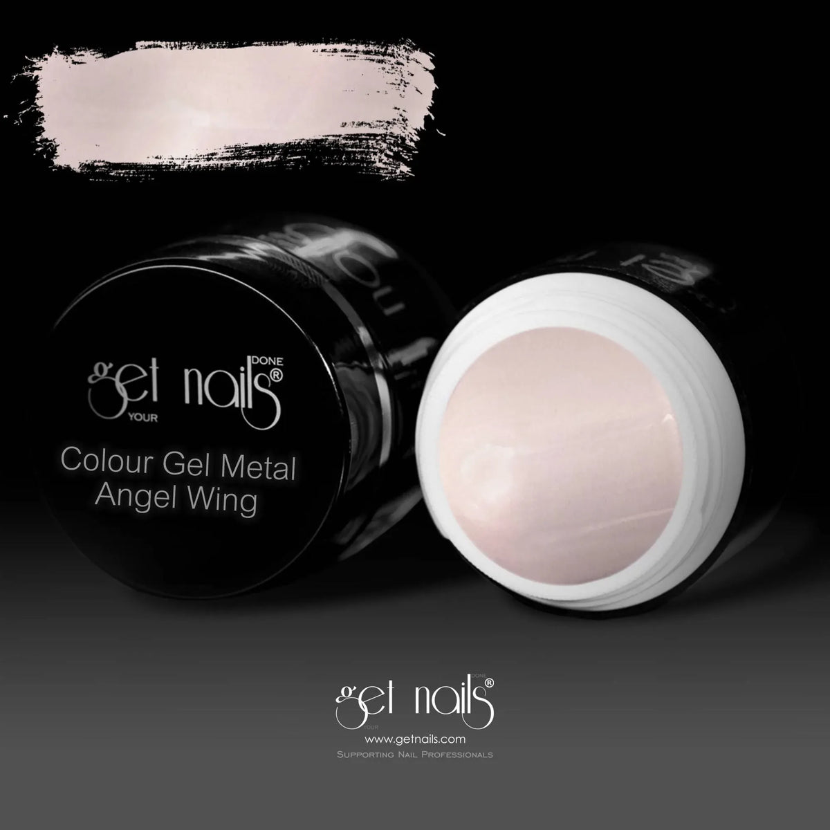 Gel de couleur aile d'ange métal