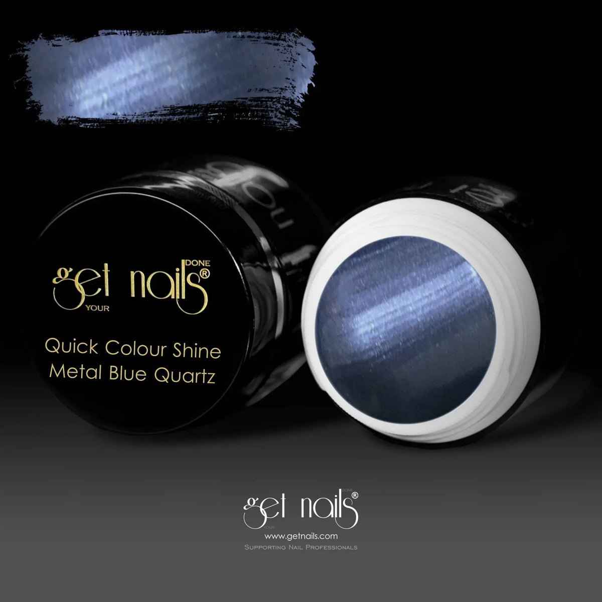 Quick Colour Shine Metal Blue Quartz | Gel Colorat UV/LED
