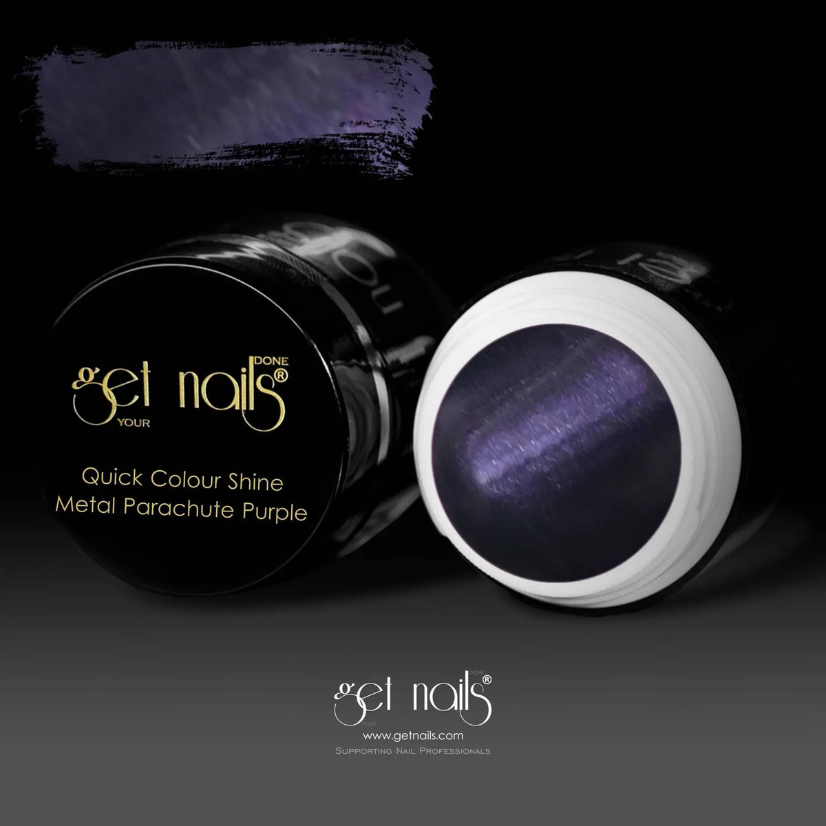 Quick Colour Shine Metal Parachute Purple | Gel Colorat UV/LED