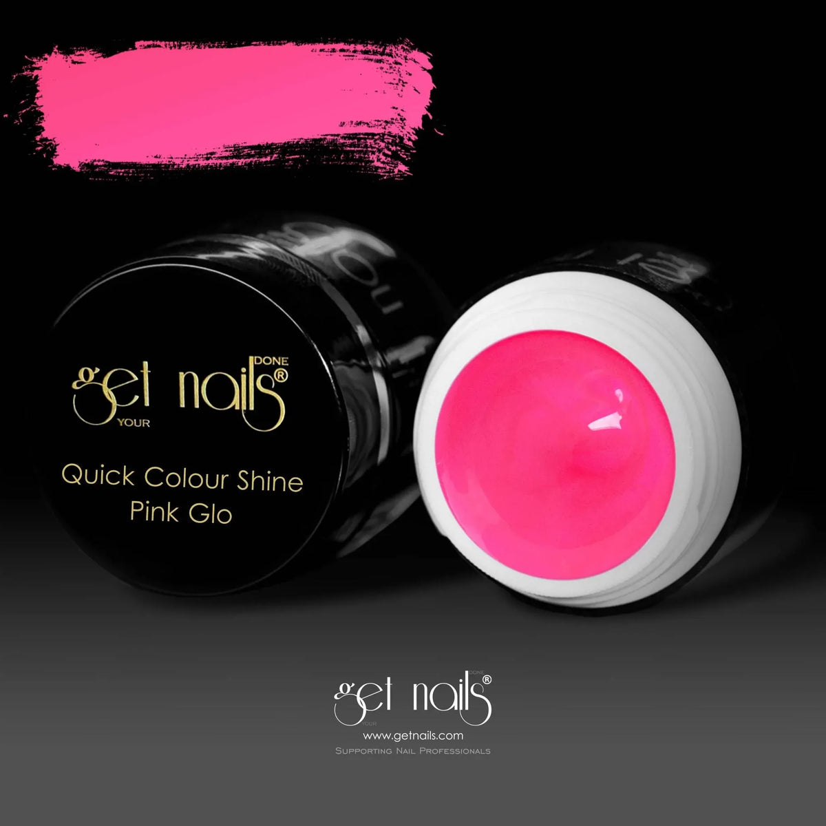 Quick Colour Shine Pink Glo | Gel Colorat UV/LED