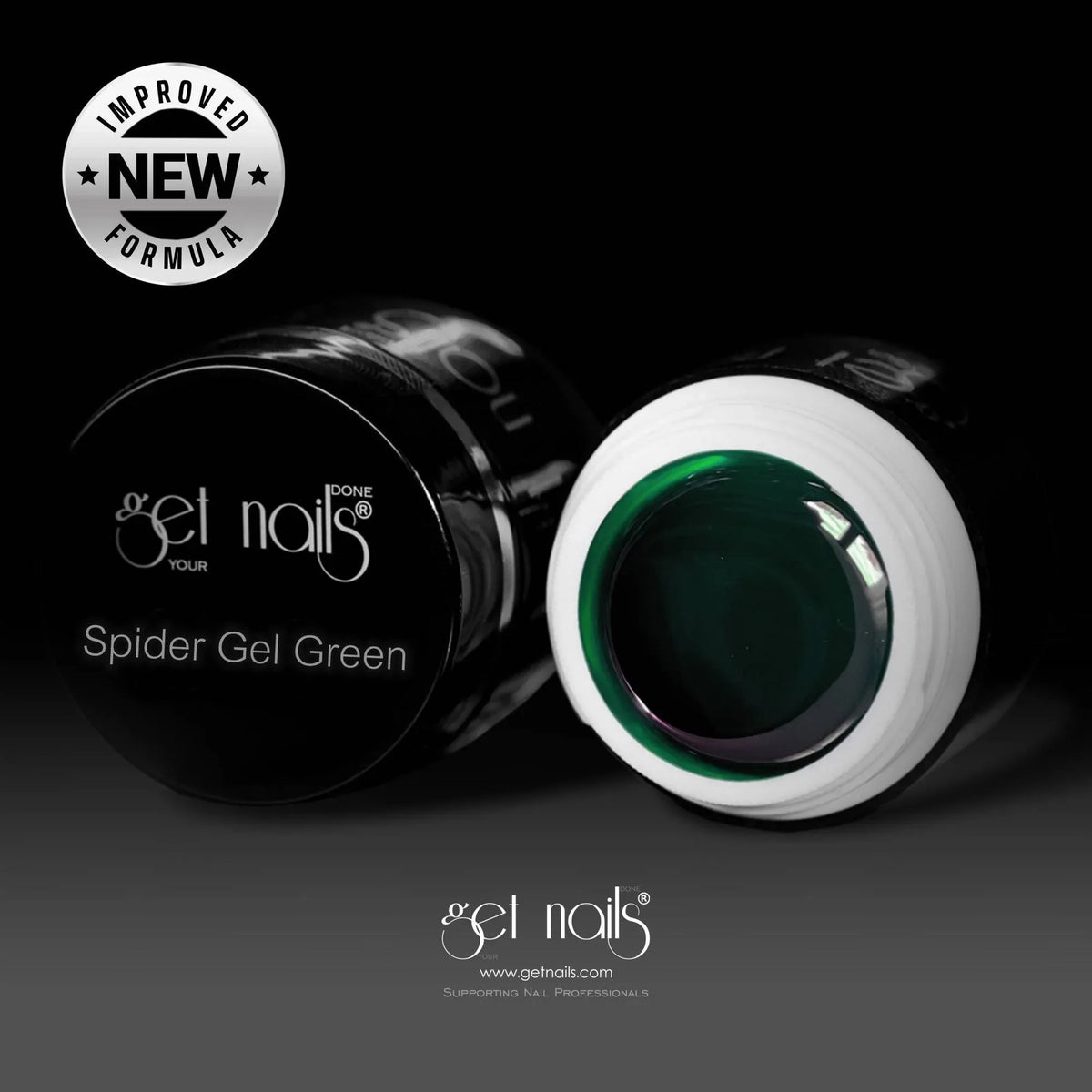Gel Araignée Get Nails - Vert, 5 g