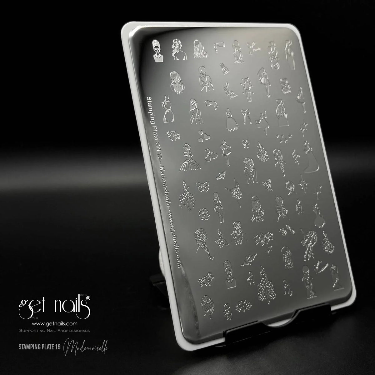 Stamping Plate GN 19 - Mademoiselle