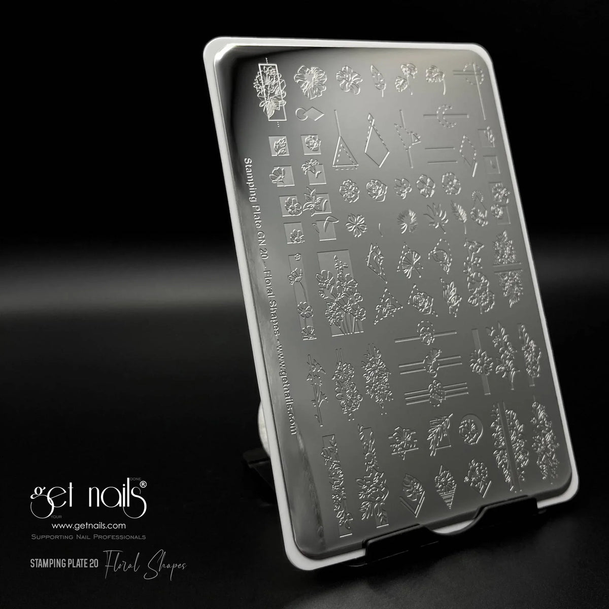 Stamping Plate GN 20 - Floral Shapes
