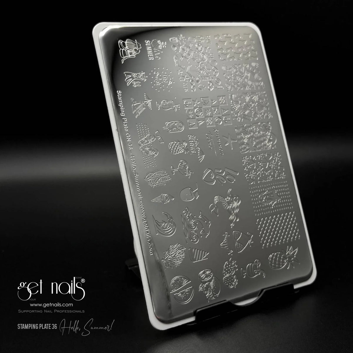 Plaque de stamping GN 36 - Hello, Summer!