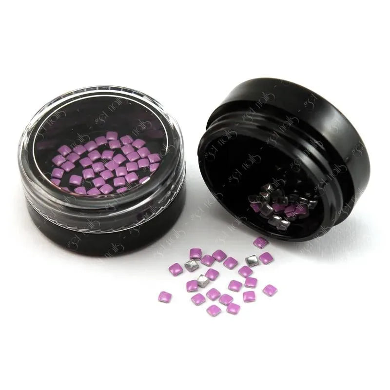 Tinte carré néon violet, 50 pcs.