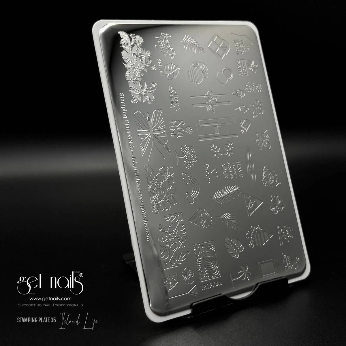 Plaque de stamping GN 35 - Island Life