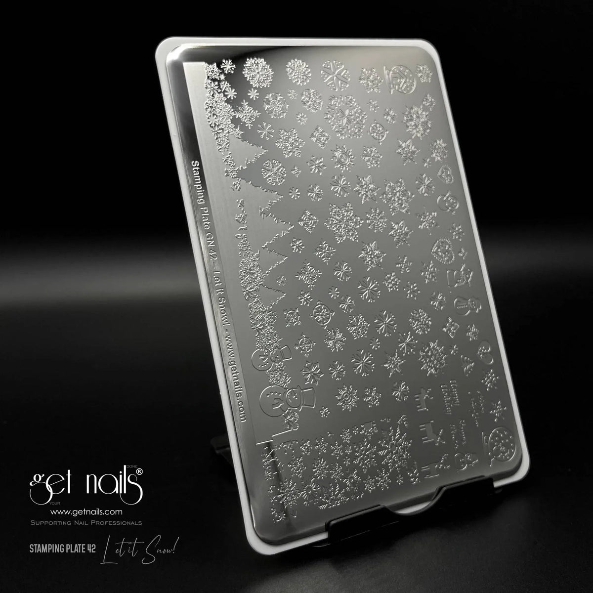 Plaque de stamping GN 42 - Let it Snow!