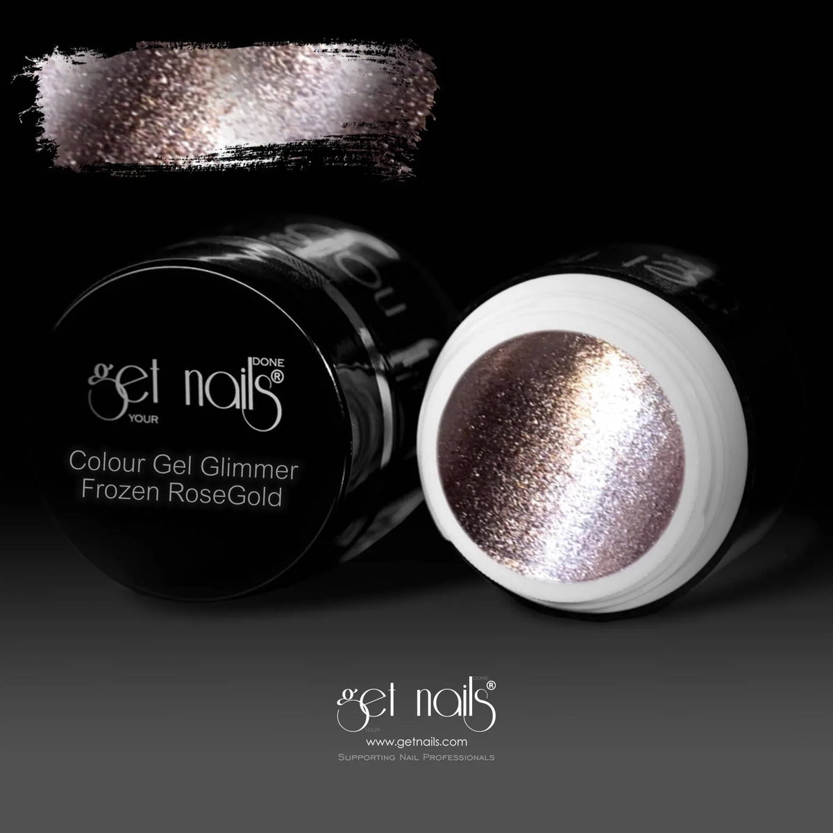Colour Gel Glimmer Frozen RoseGold | UV/LED Coloured Gel