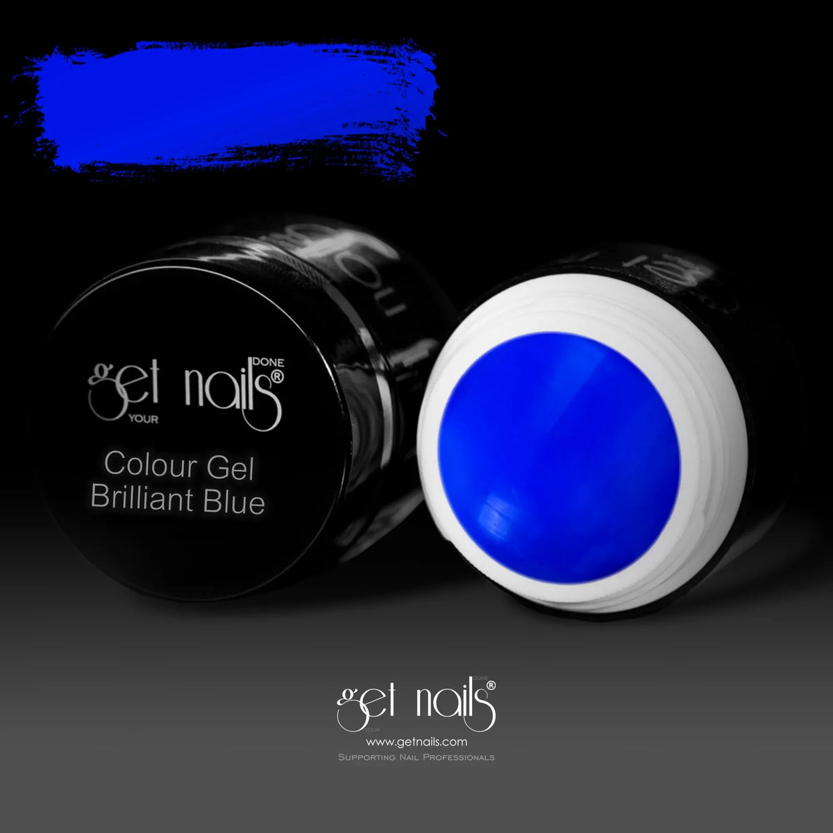 Gel couleur bleu brillant | Gel coloré UV/LED
