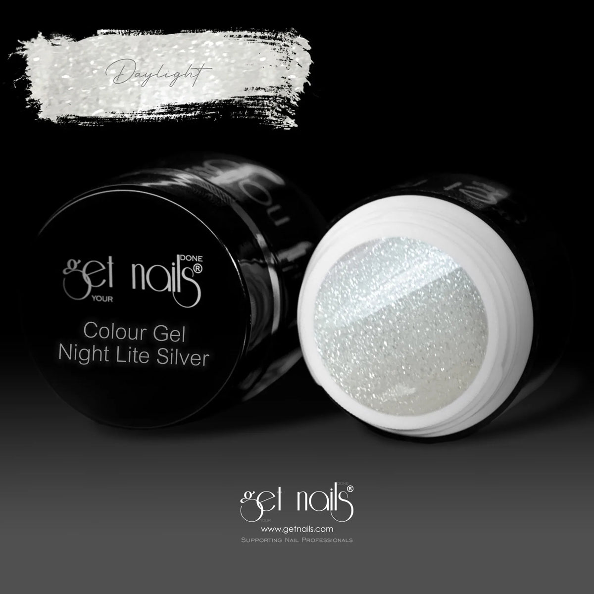Gel Couleur Nuit Argent | Gel Coloré pour Ongles UV/LED