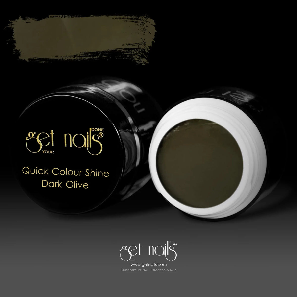 Quick Colour Shine Dark Olive | Gel Colorat UV/LED