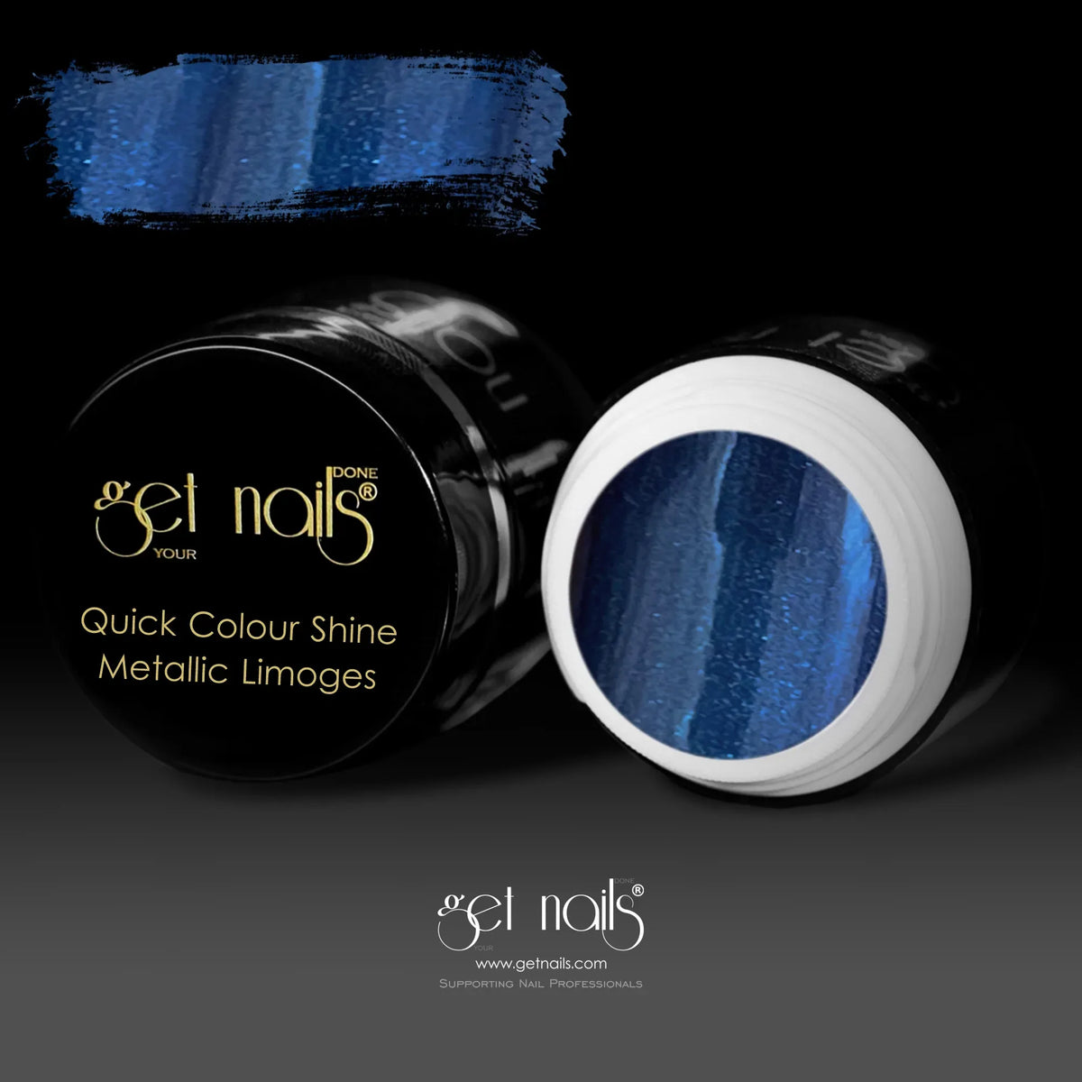 Quick Colour Shine Metallic Limoges | UV/LED Colored Gel