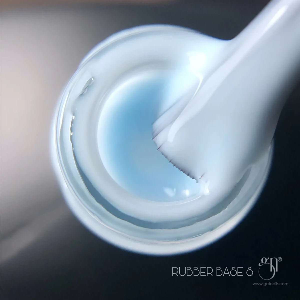 Rubber Base 8 Milky Blue
