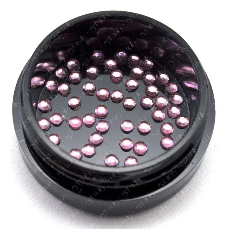 Strasuri Rotund 2mm - Rose, 50 buc.