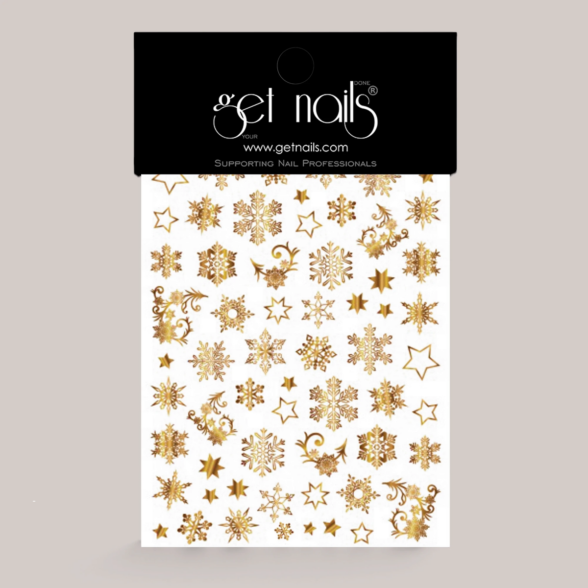 Art Tattoo 57 GN Gold Snowflakes
