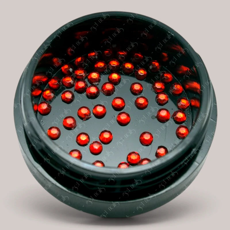 Strasuri Rotund 2mm - Red, 50 buc.