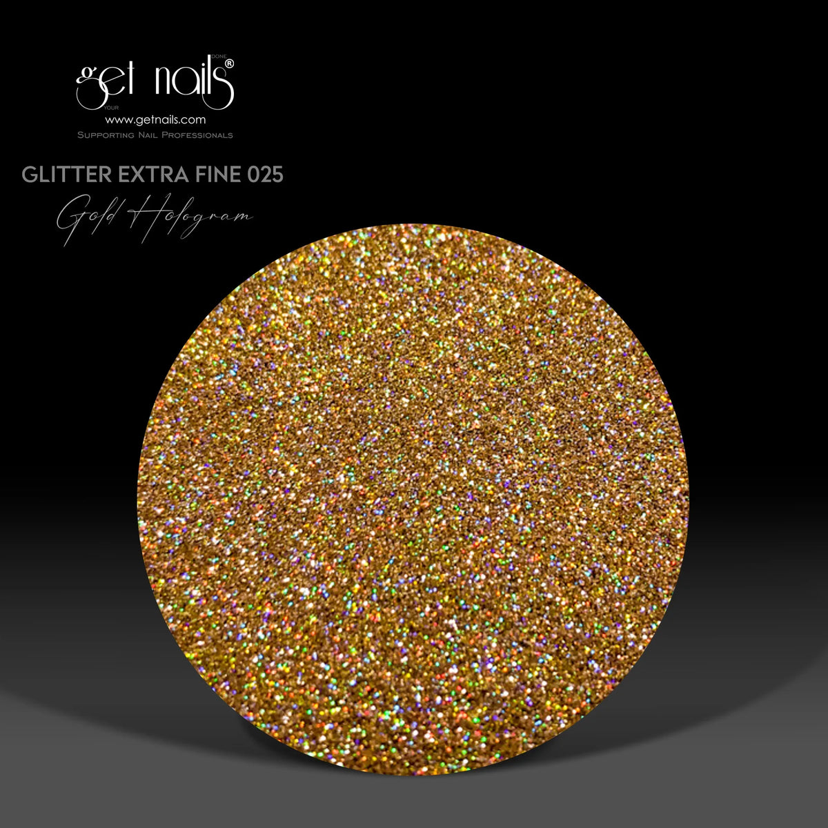 Glitter EF 025 Gold Hologram