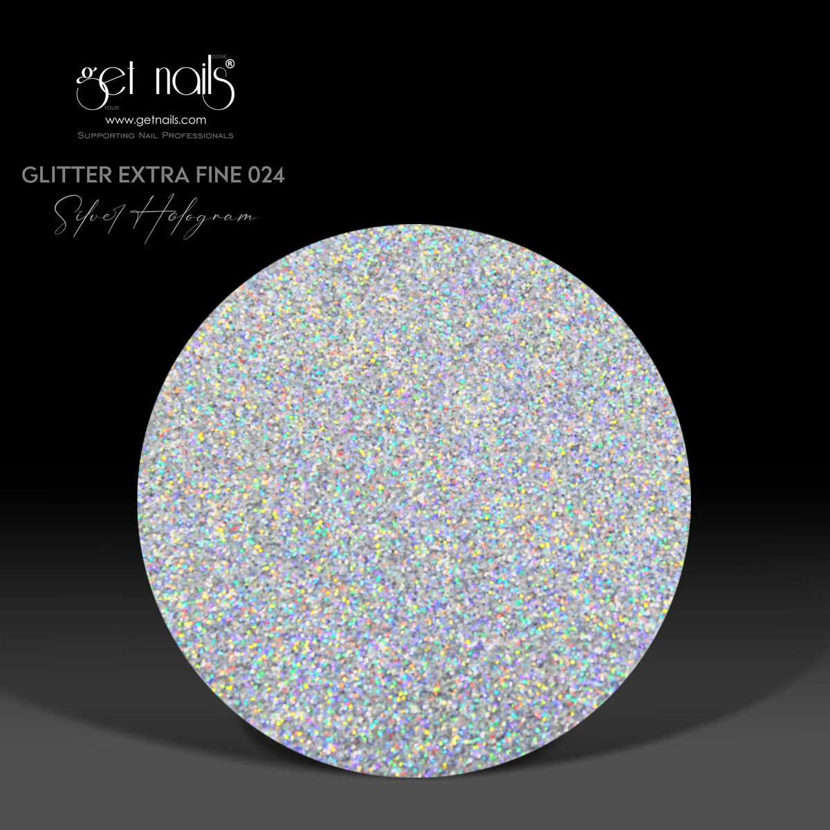 Glitter EF 024 Silver Hologram