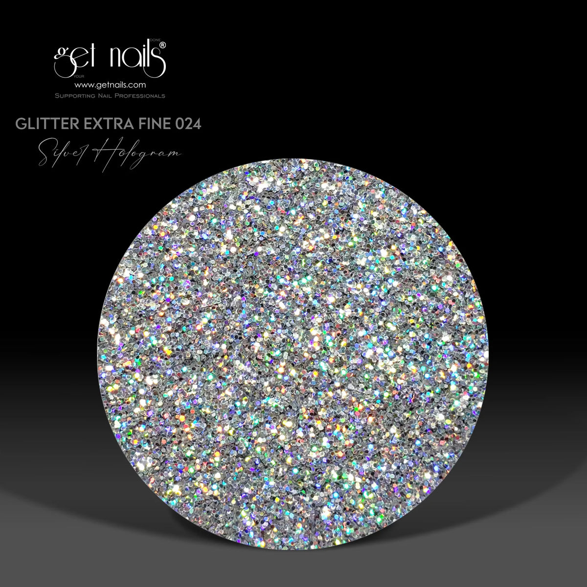 Glitter EF 024 Hologramme Argent