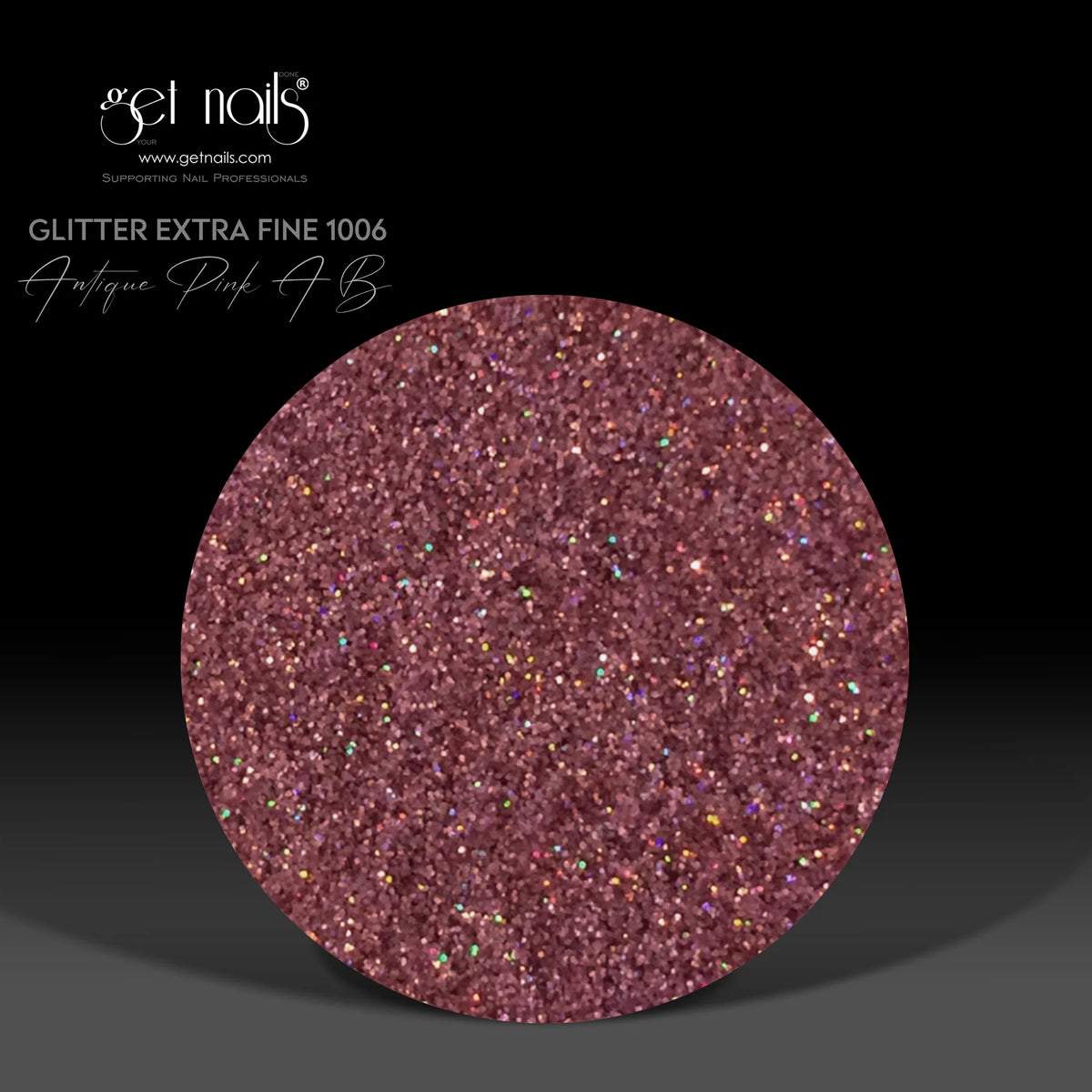 Glitter EF 1006 Antique Pink AB
