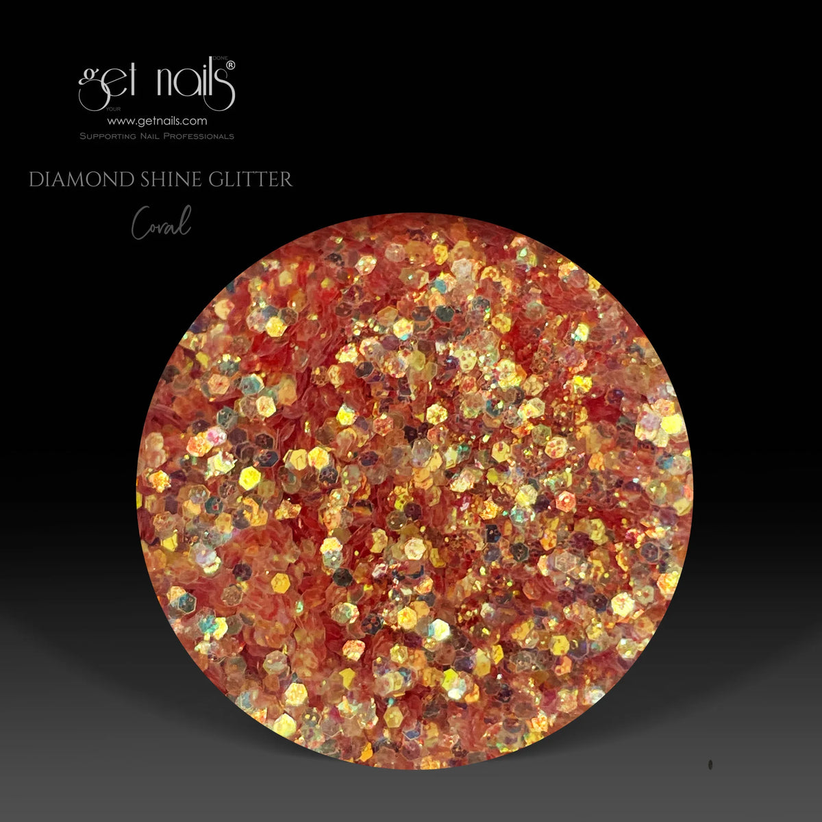 Diamond Shine Glitter Coral 4g