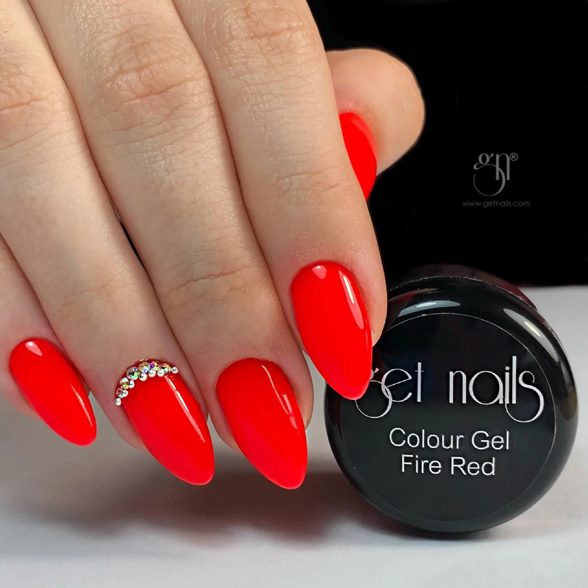 Gel couleur rouge feu | Gel Colorat UV/LED