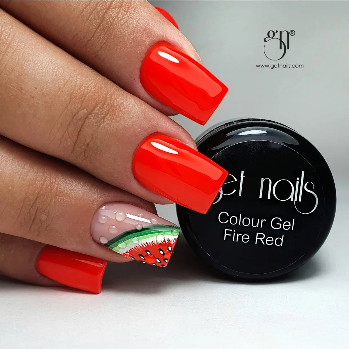 Gel couleur rouge feu | Gel Colorat UV/LED