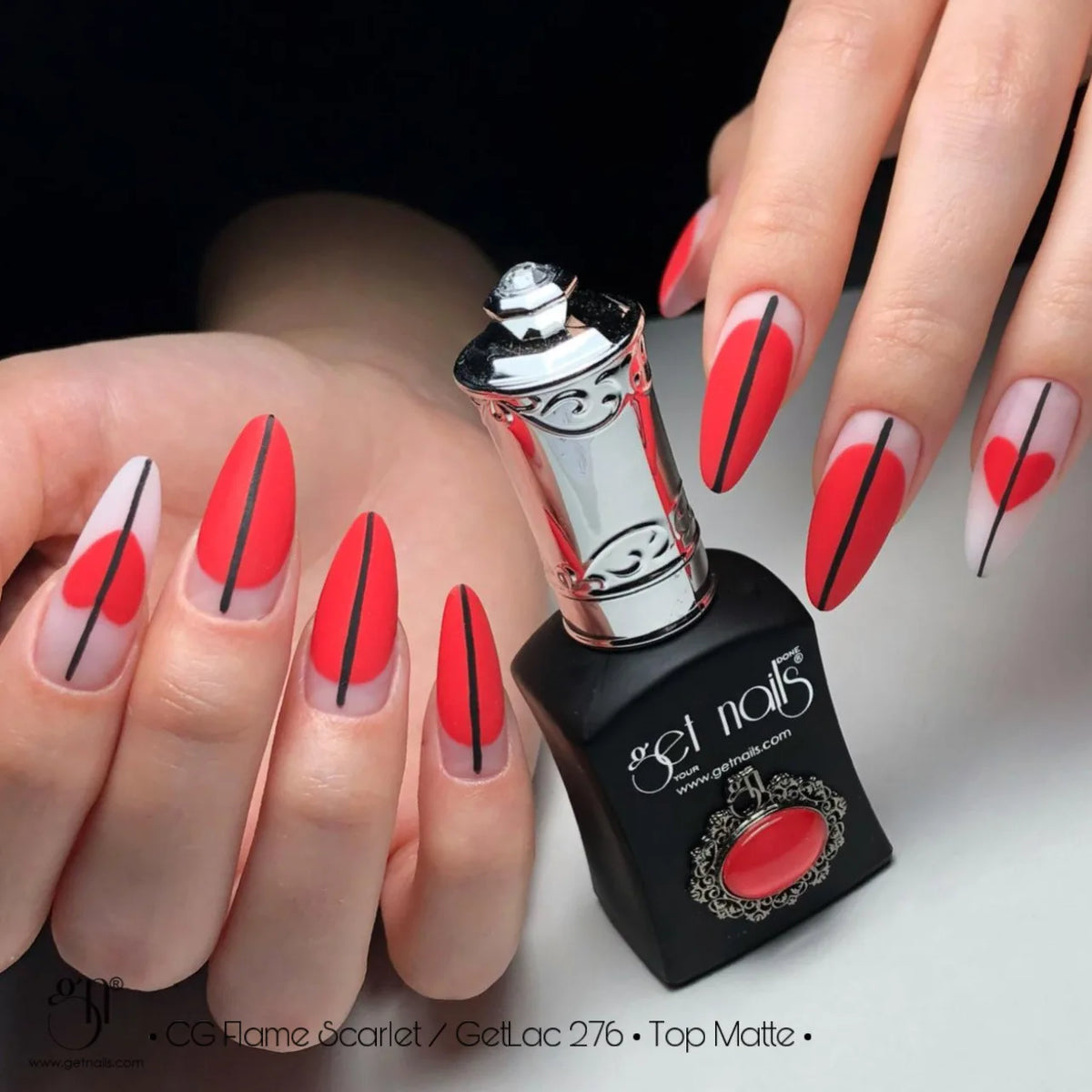 Flame Scarlet Colour Gel | UV/LED Coloured Gel