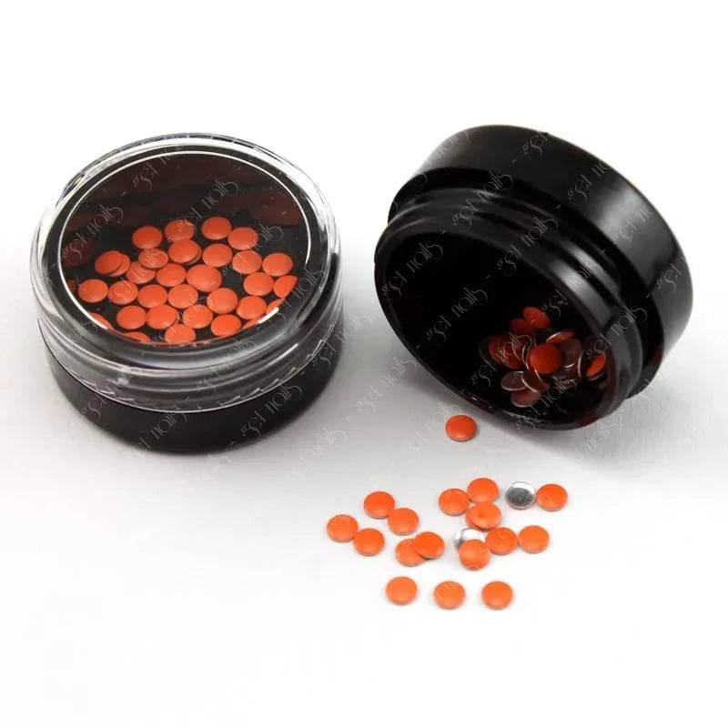Cibles rondes néon orange, 50 pièces.
