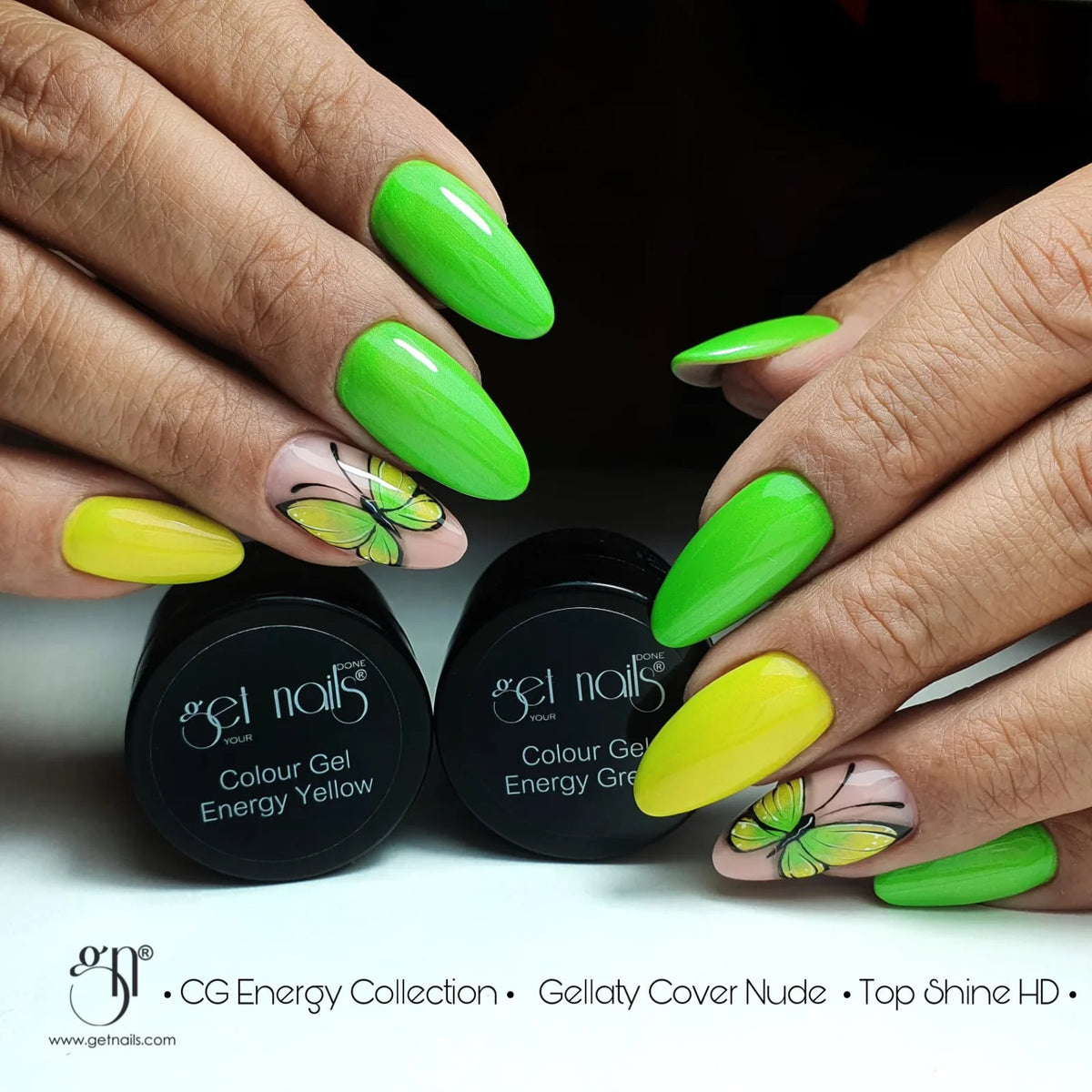 Gel Couleur Énergie Jaune | Gel Coloré UV/LED